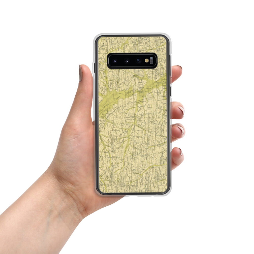 Bendigo Historical Goldfields Map Samsung Phone Case Historical