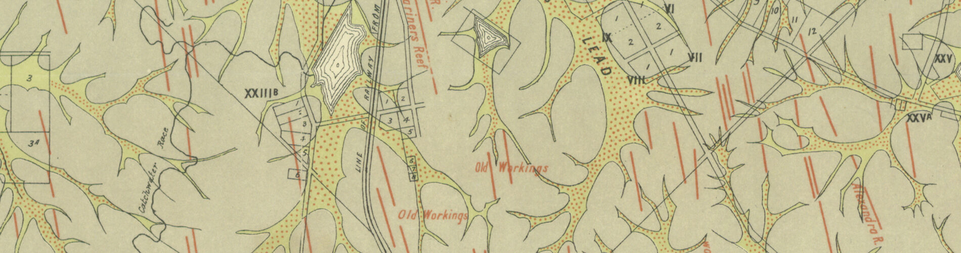 Victorian goldfields map