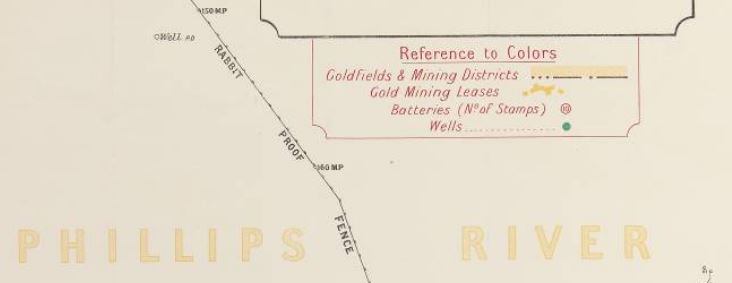 Phillips River gold map