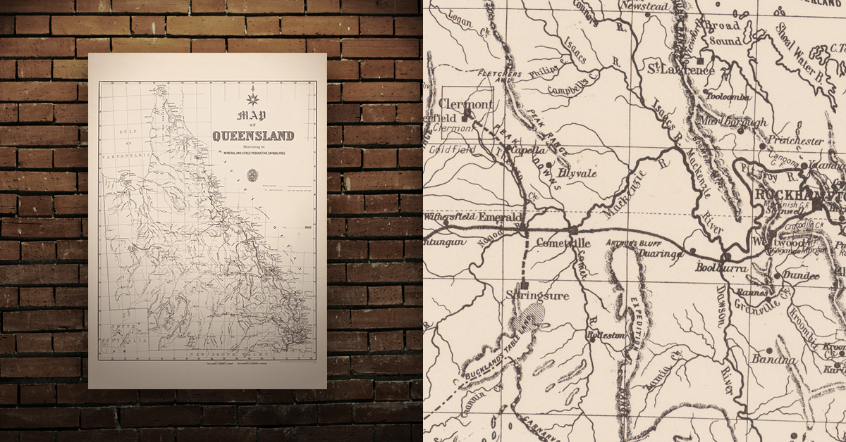 Queensland Historical Gold Map - Historical Gold Maps