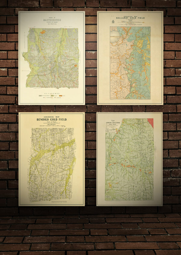 Victorian maps bundle