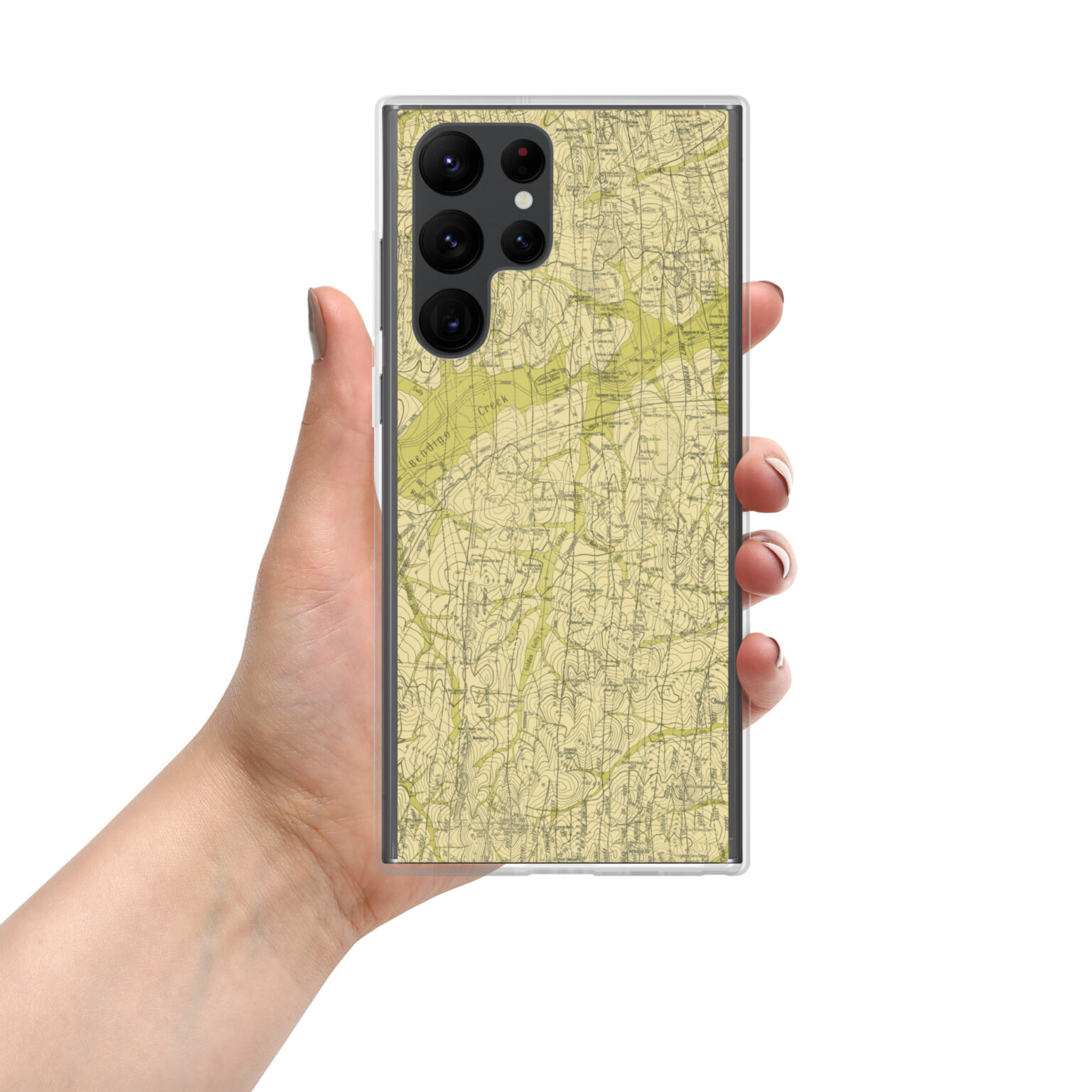 Bendigo Historical Goldfields Map Samsung Phone Case Historical